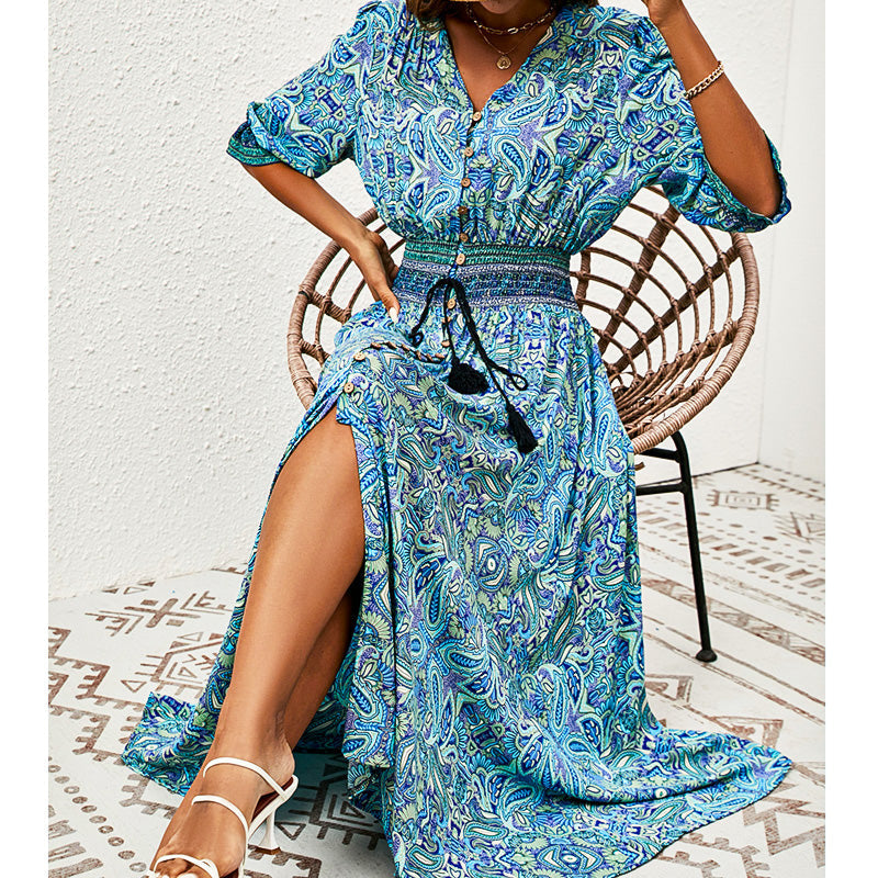 Josiane | Maxi Kleid Breeze in Stentøj