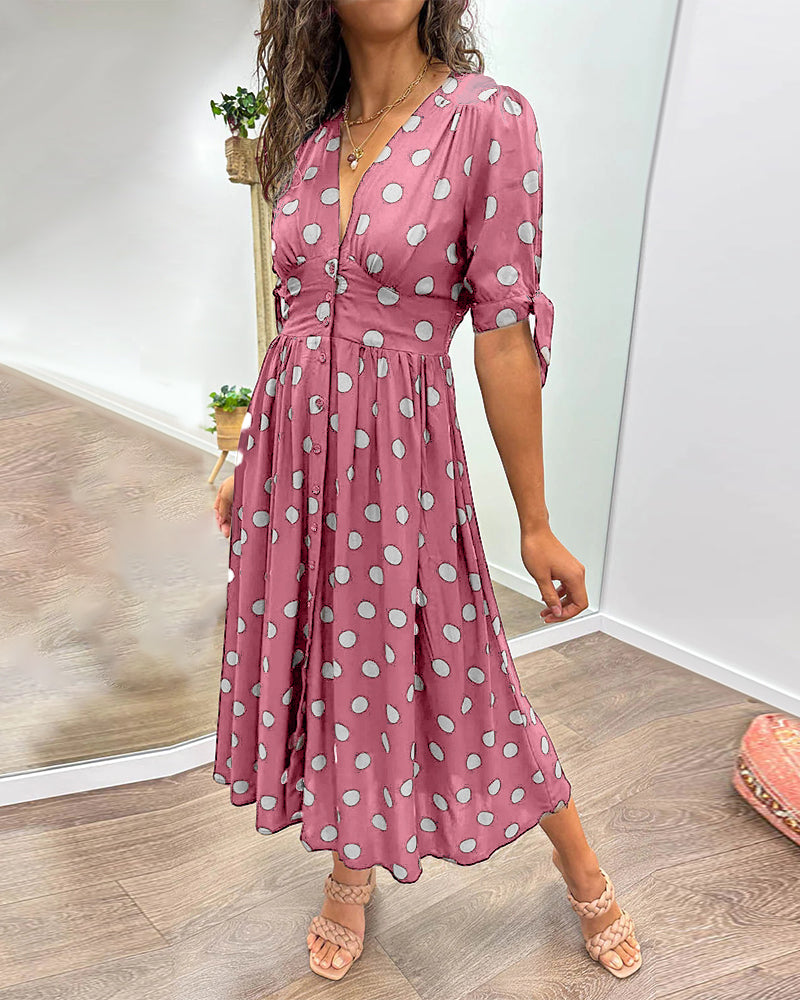 Monique™ | Elegantes Punktkleid
