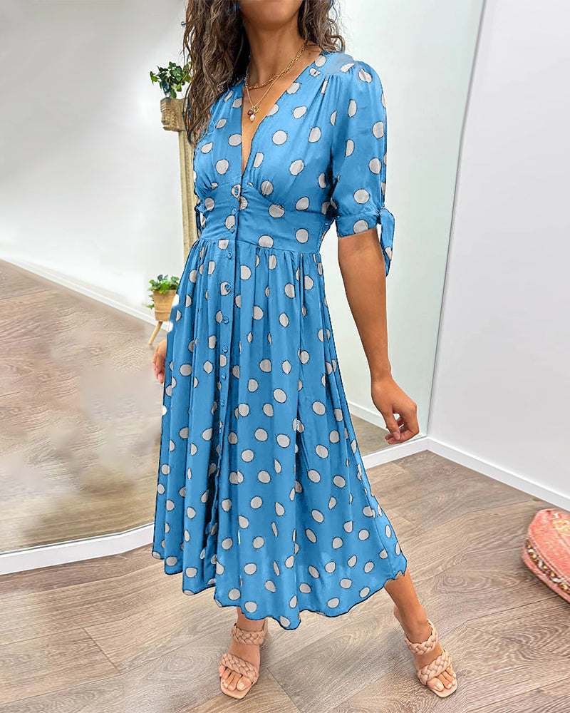 Monique™ | Elegantes Punktkleid