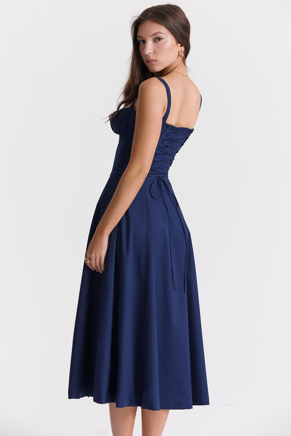Elea | Midi-Kleid mit Korsett