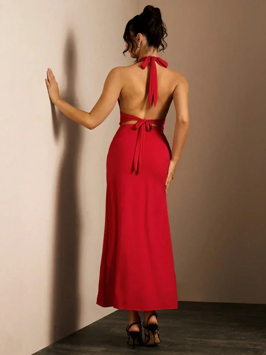 Danuta | Abendkleid Maxi mit Schlitz