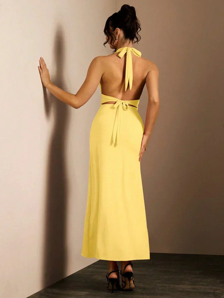 Danuta | Abendkleid Maxi mit Schlitz