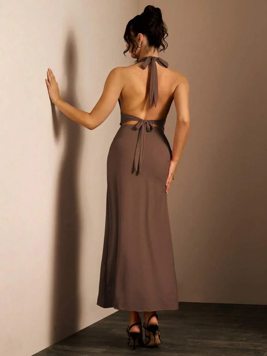 Danuta | Abendkleid Maxi mit Schlitz