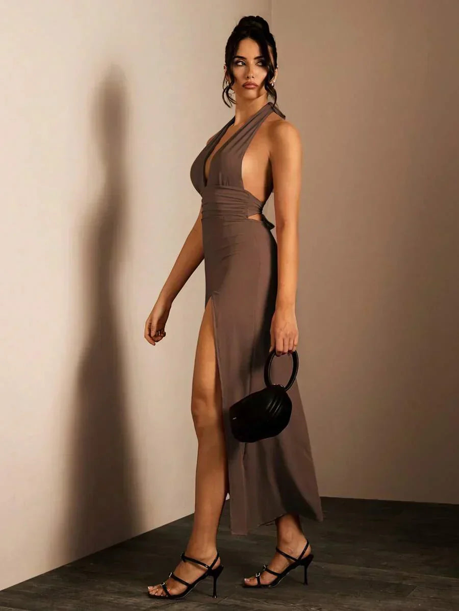 Danuta | Abendkleid Maxi mit Schlitz