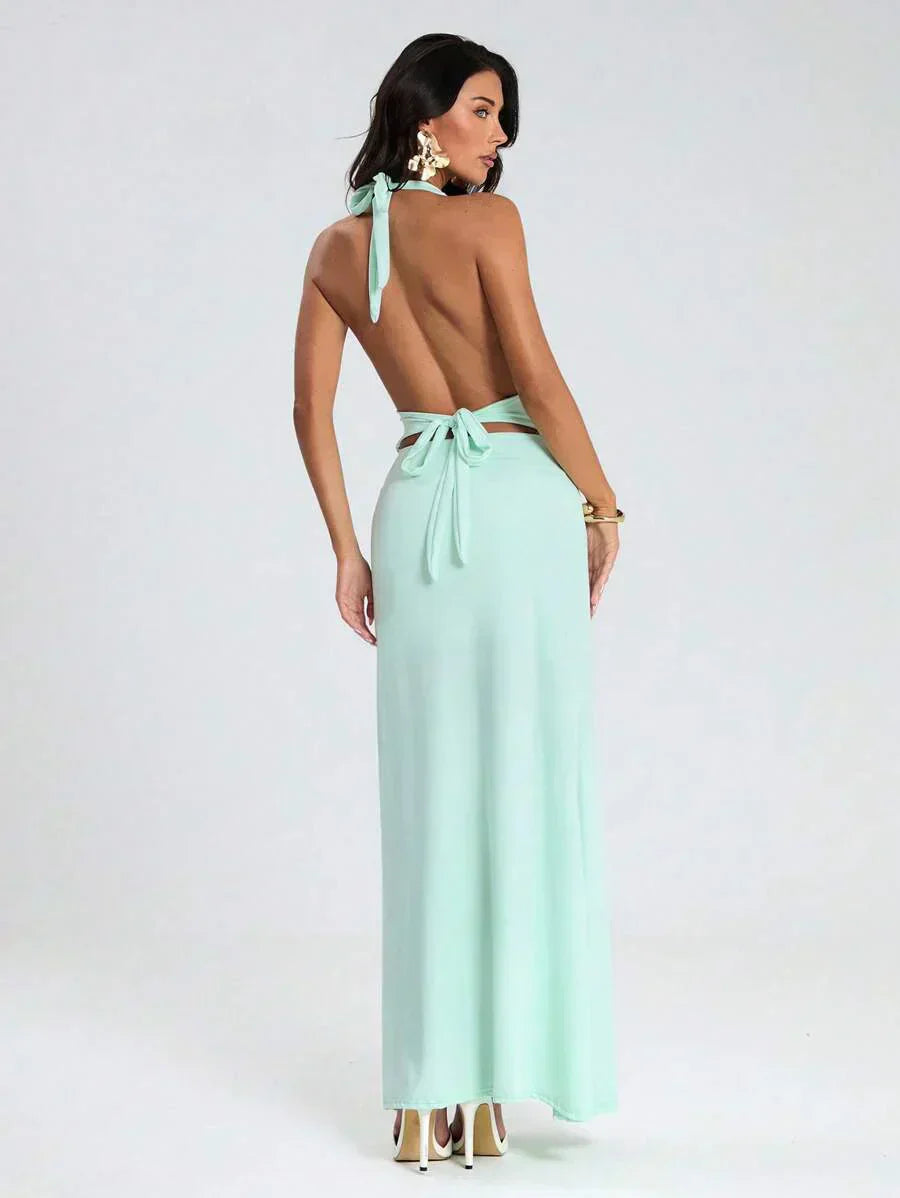 Danuta | Abendkleid Maxi mit Schlitz