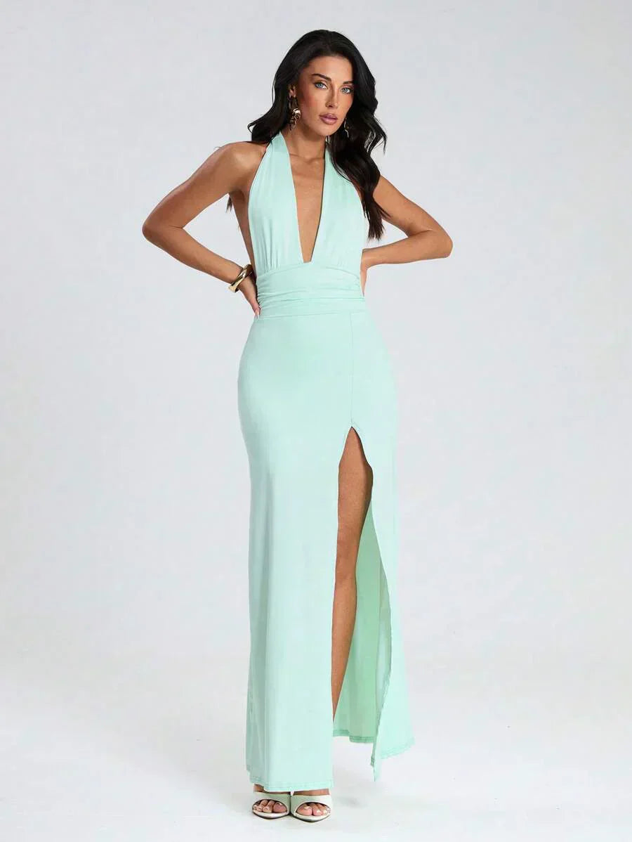 Danuta | Abendkleid Maxi mit Schlitz