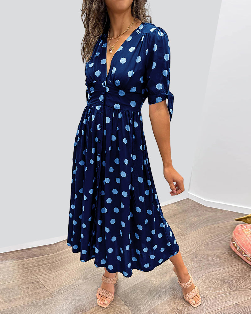 Monique™ | Elegantes Punktkleid
