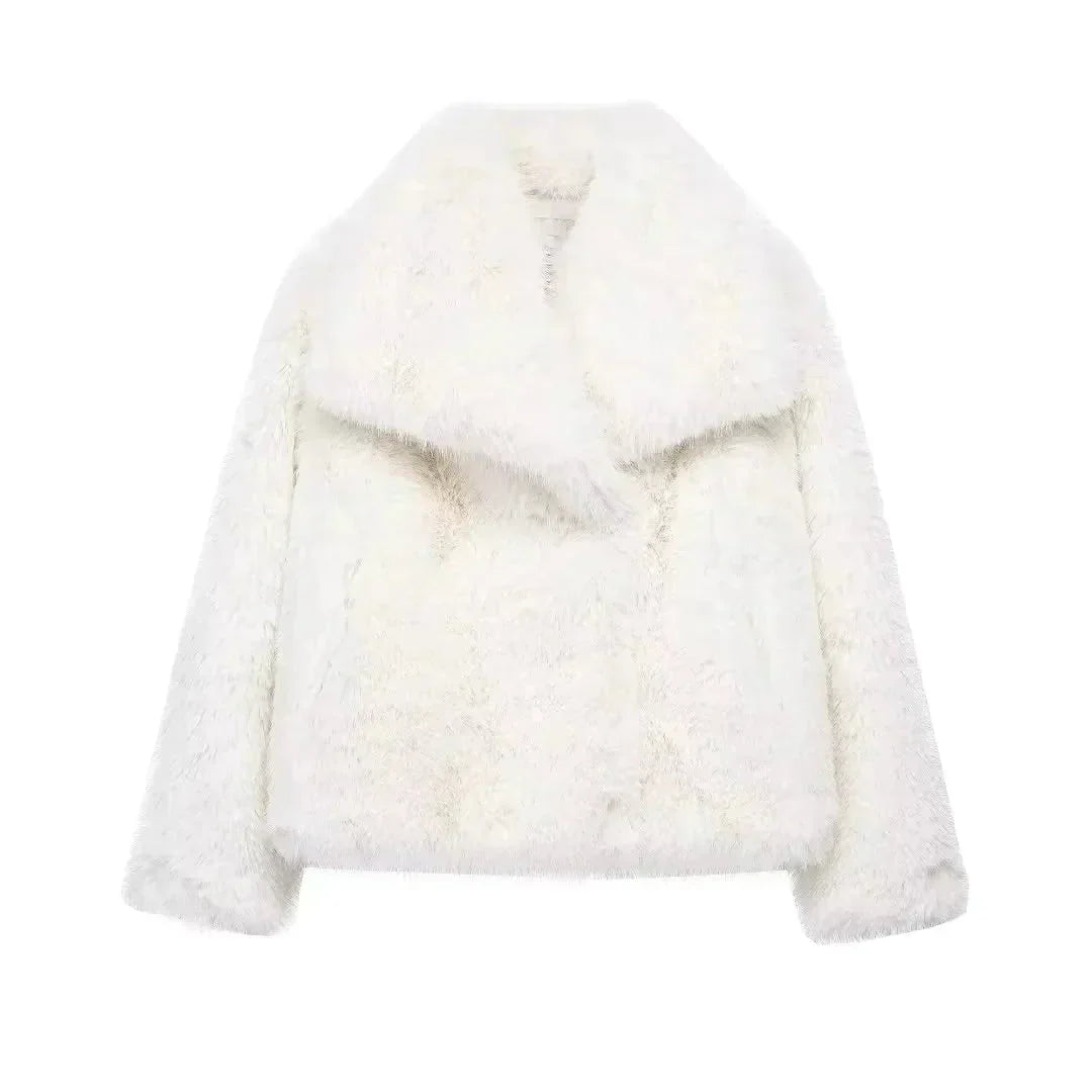 Alena | Elegante Jacke aus Kunstfell