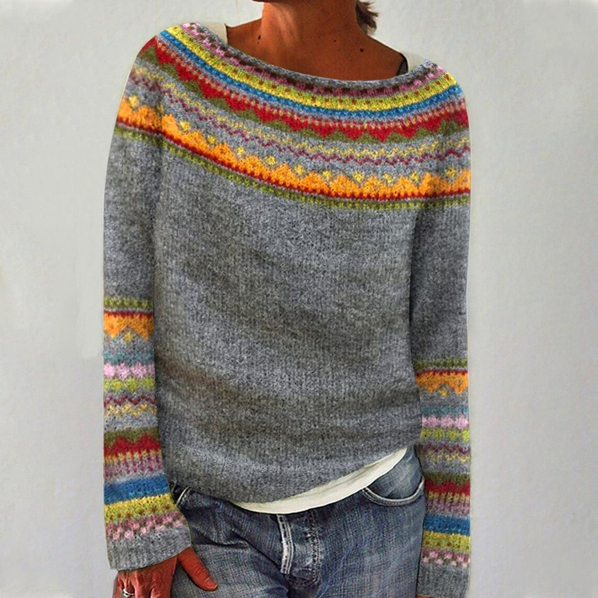 Lucie | Retro Winterpullover