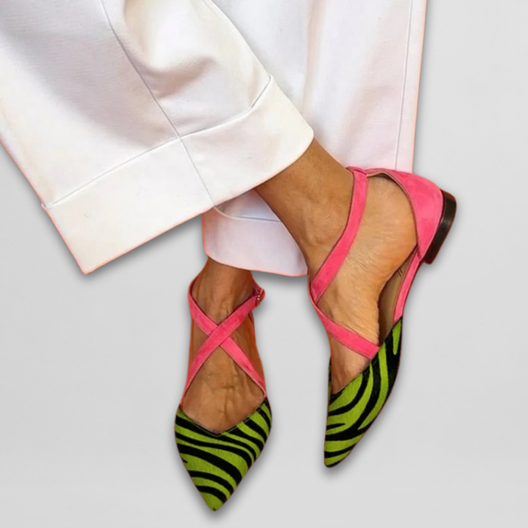 Élise™ | Ballerinas mit Riemen