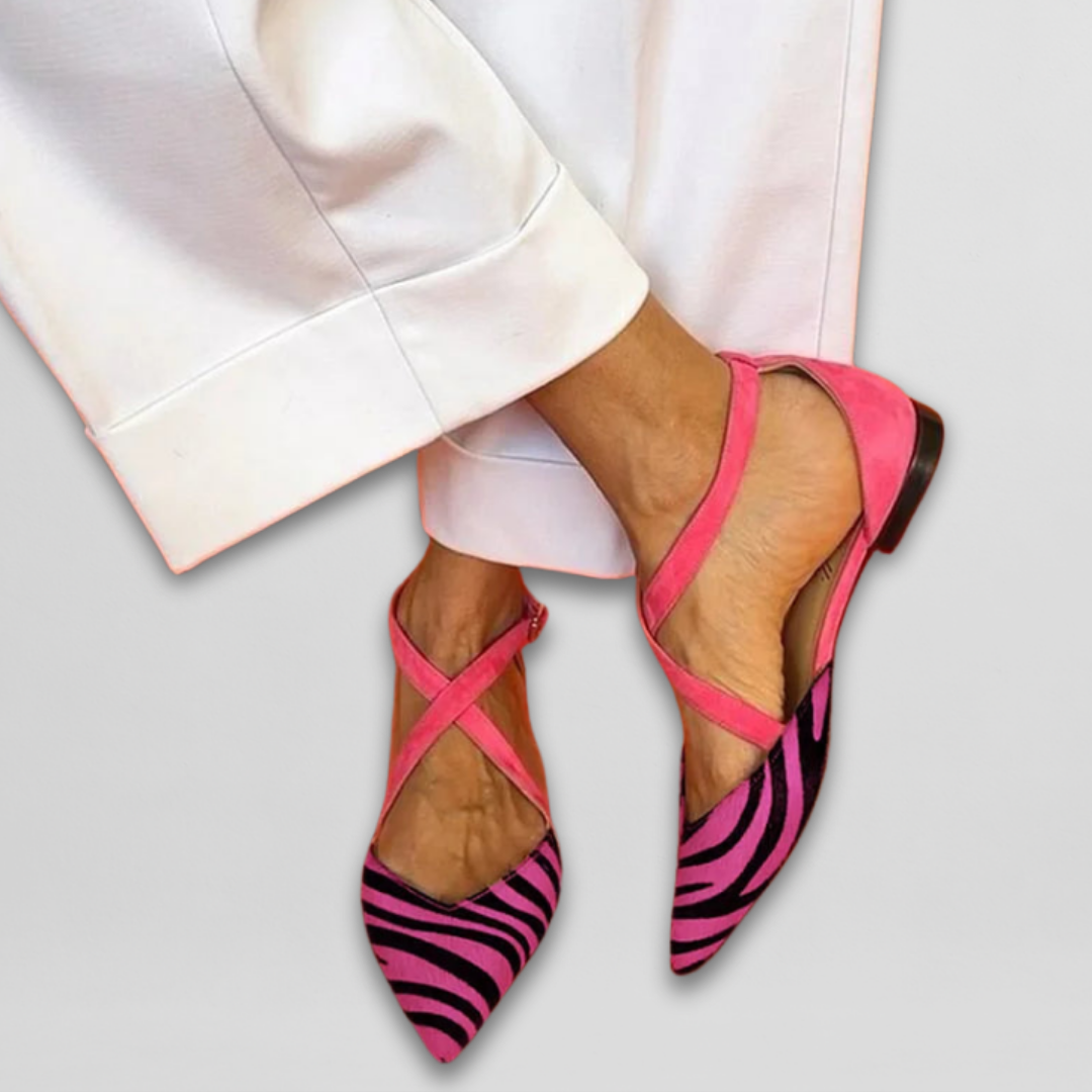 Élise™ | Ballerinas mit Riemen