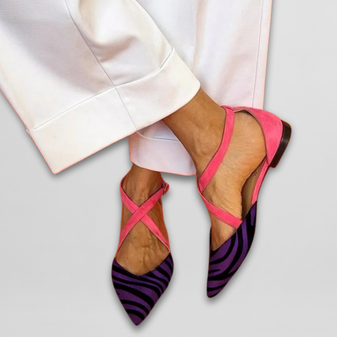Élise™ | Ballerinas mit Riemen