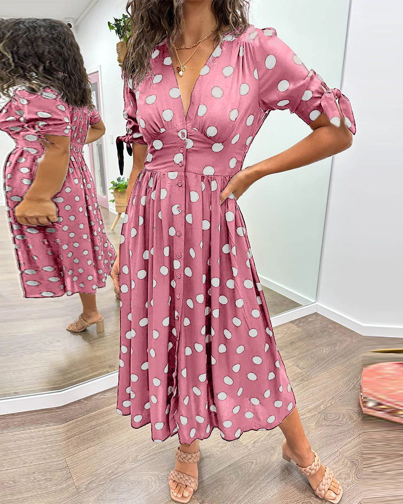 Monique™ | Elegantes Punktkleid