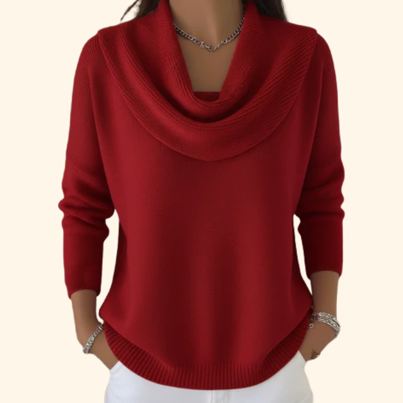 Liorisse – Lässiger Pullover mit Kragen