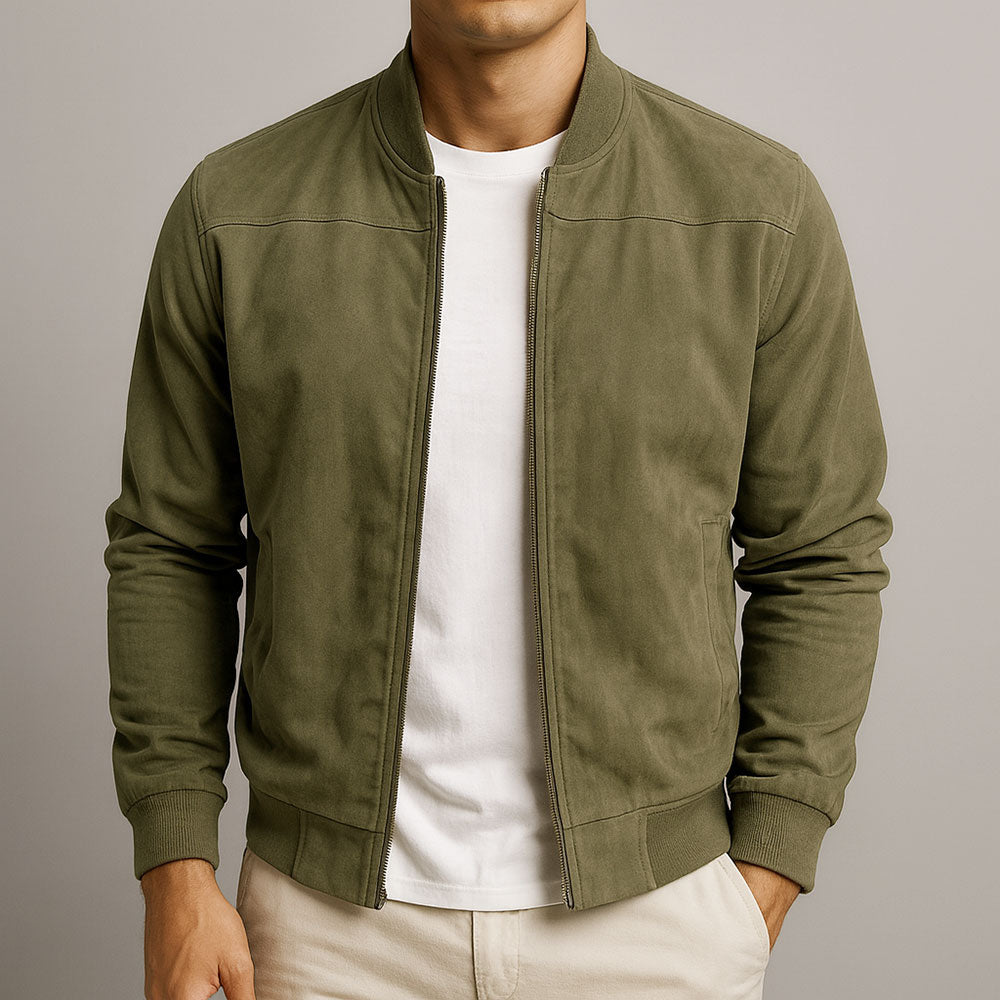 Edvin – Klassische Wildlederjacke