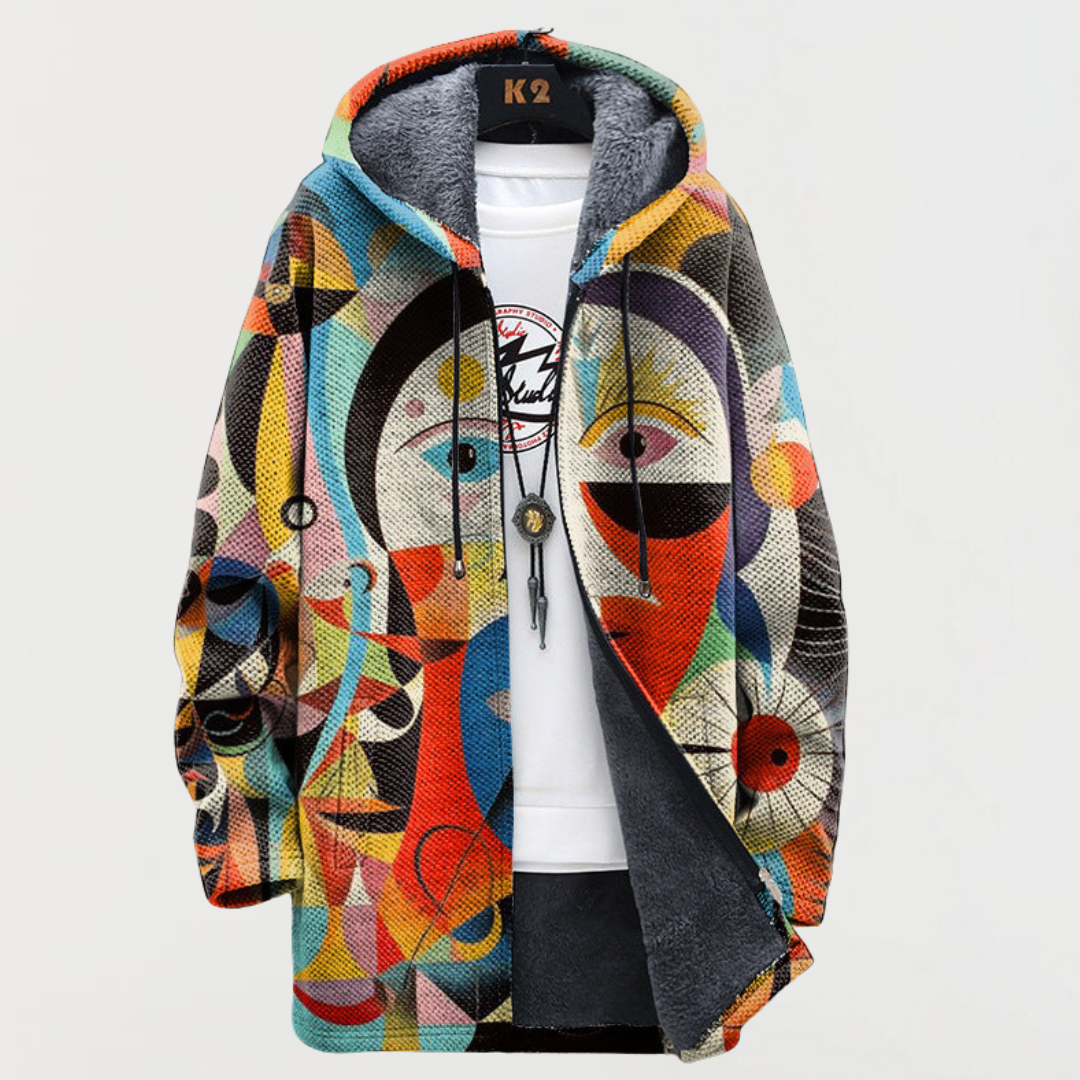Mira | Sweatshirt mit abstrakter Kunst
