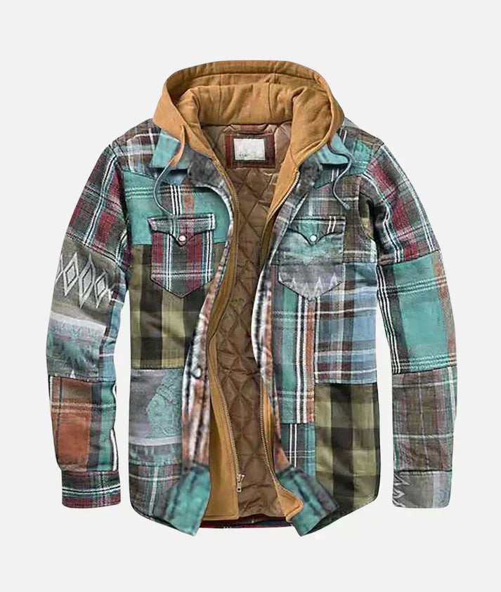Yves™ | Karierte Patchworkjacke