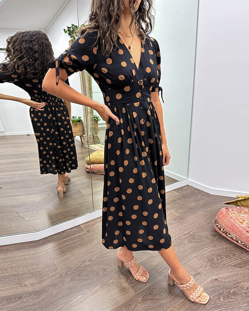 Monique™ | Elegantes Punktkleid