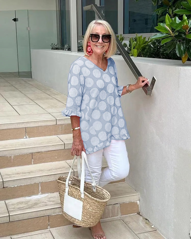 Chloe | Elegantes Top mit V-Ausschnitt