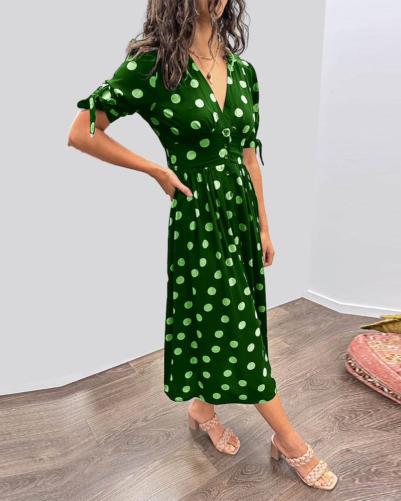 Monique™ | Elegantes Punktkleid