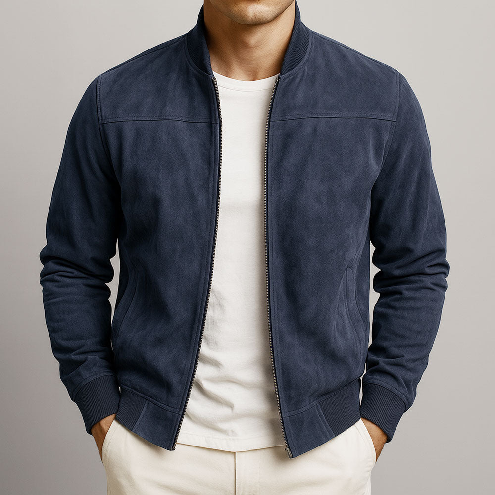 Edvin – Klassische Wildlederjacke