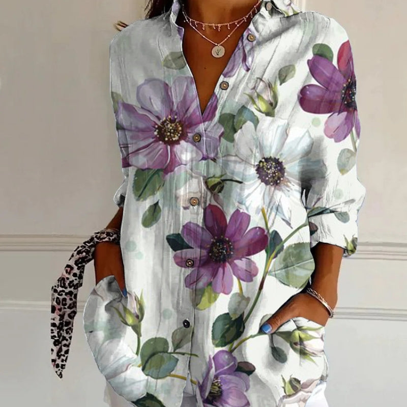 Diane | Elegante Künstlerische Bluse