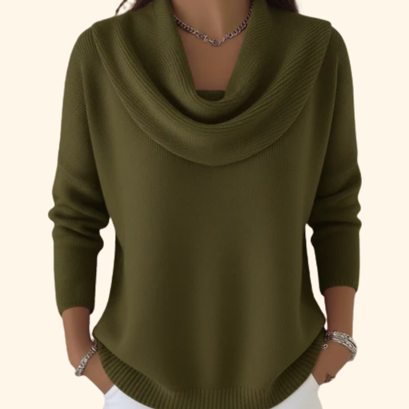 Liorisse – Lässiger Pullover mit Kragen