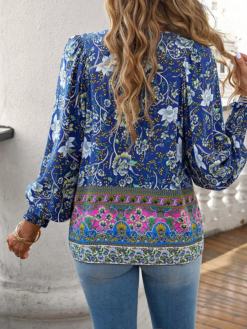 Arya | Boho Blossom Jungenbluse