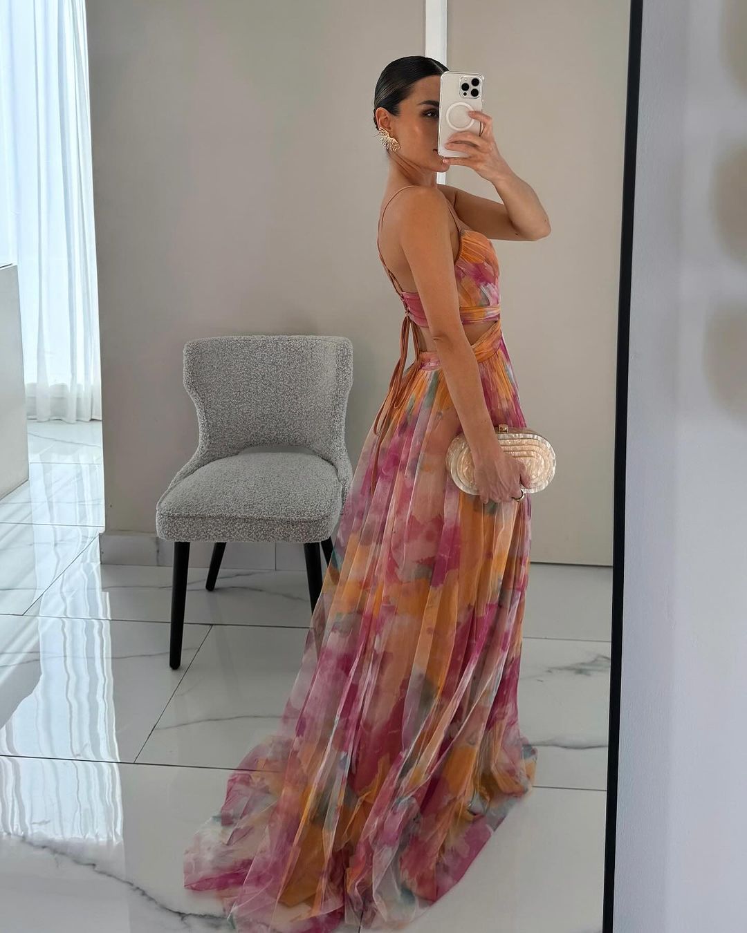 Giselle - Verführerisches Maxikleid mit Blumenmuster
