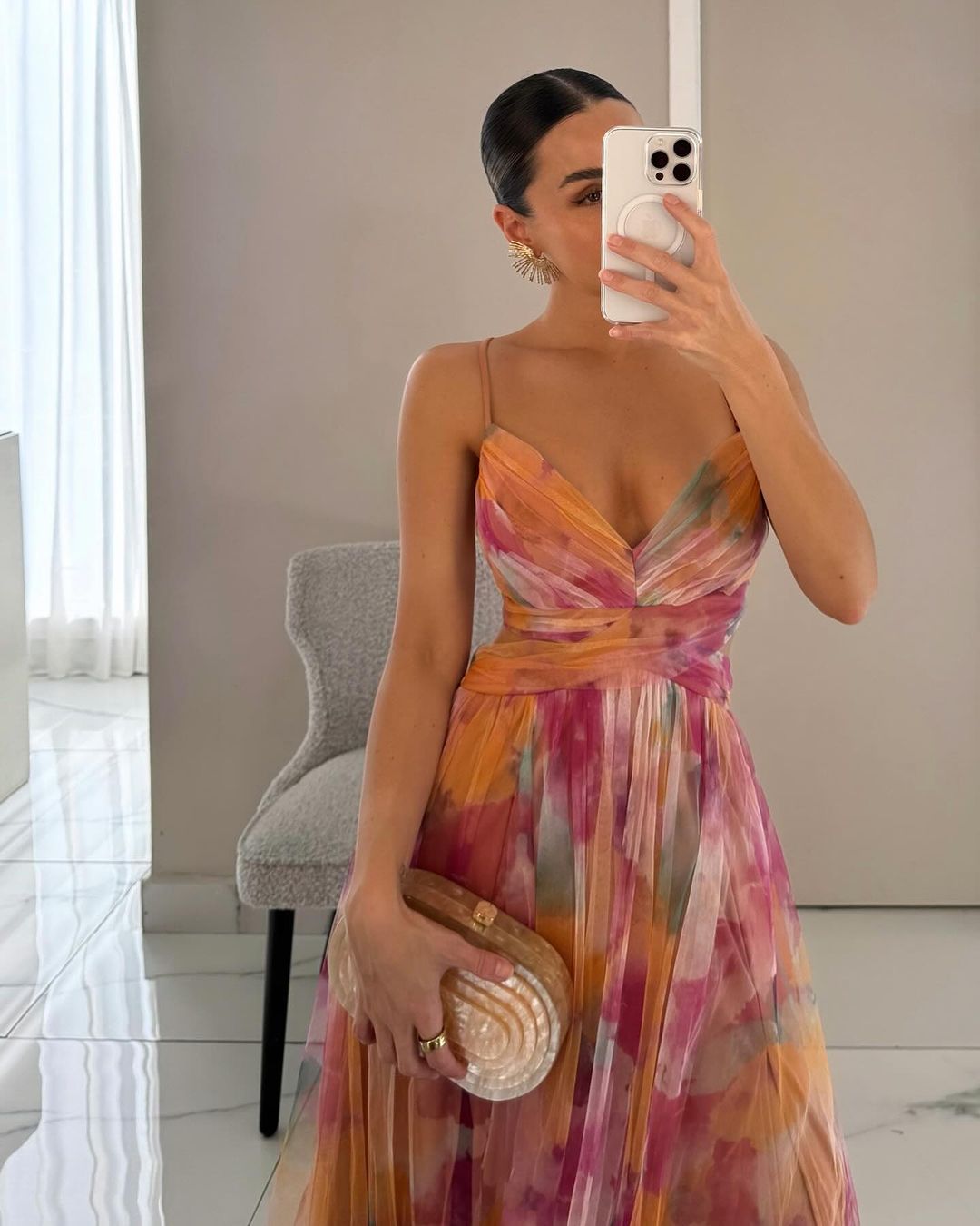 Giselle - Verführerisches Maxikleid mit Blumenmuster
