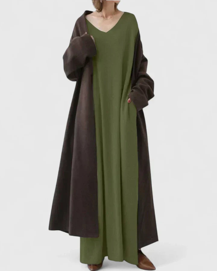 Gryelle | Raffiniertes Kleid für kältere Tage