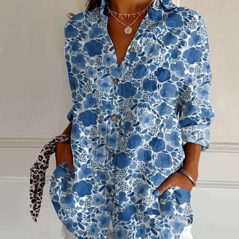 Diane | Elegante Künstlerische Bluse