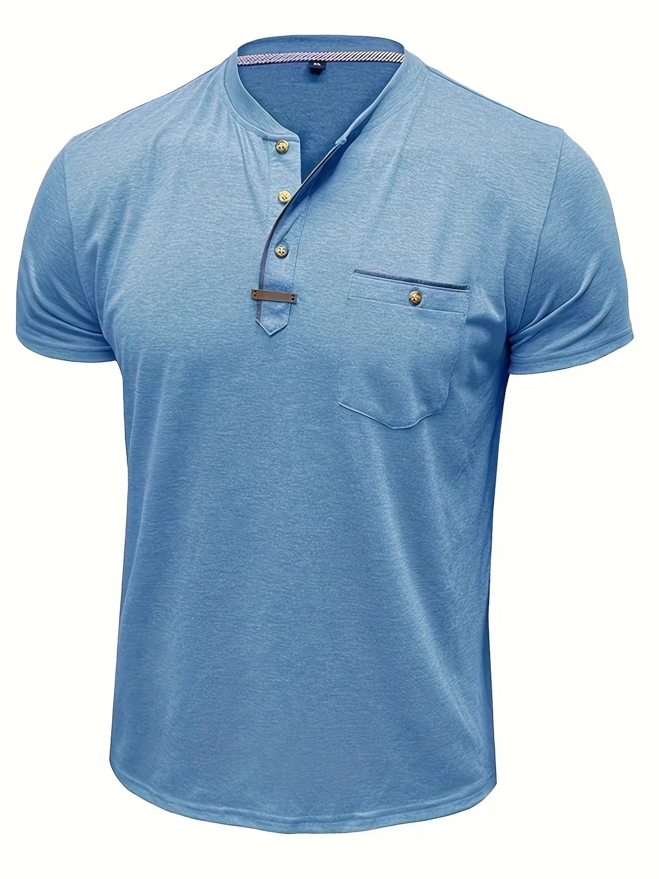 Savrani™ | Elegantes T-Shirt mit Rundhalsausschnitt und Tasche