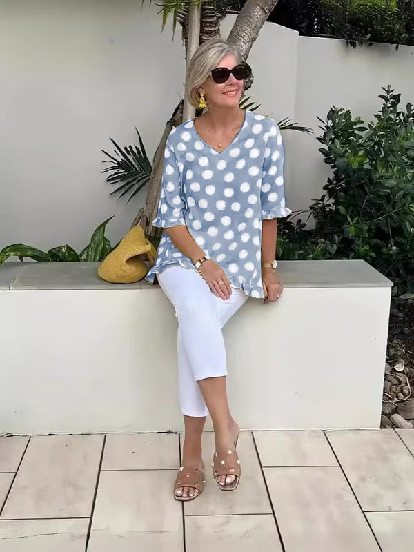 Chloe | Elegantes Top mit V-Ausschnitt