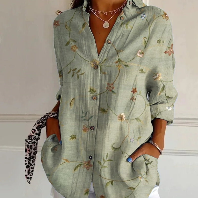 Diane | Elegante Künstlerische Bluse