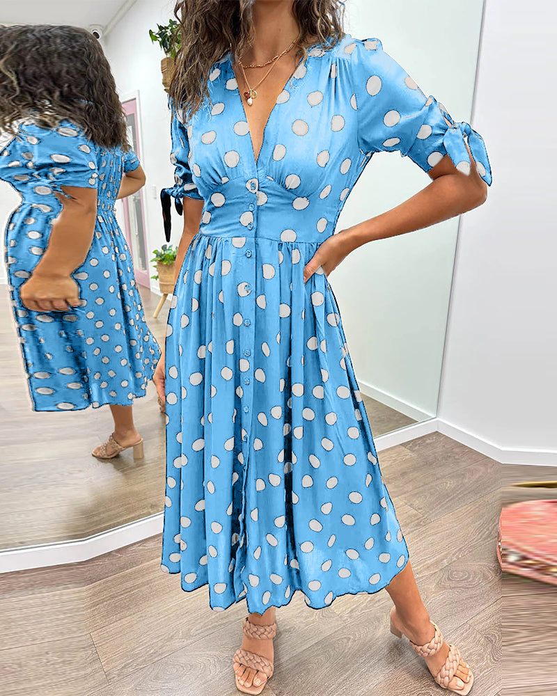 Monique™ | Elegantes Punktkleid
