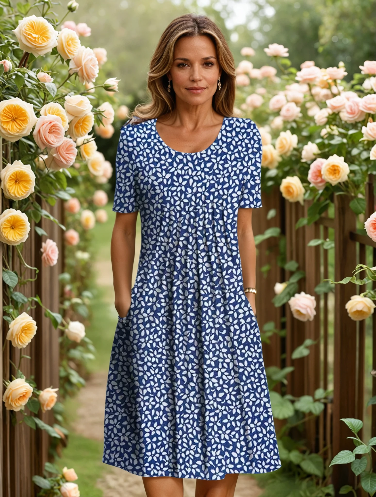 Marga | Elegante Midi-Kleid für jeden Anlass