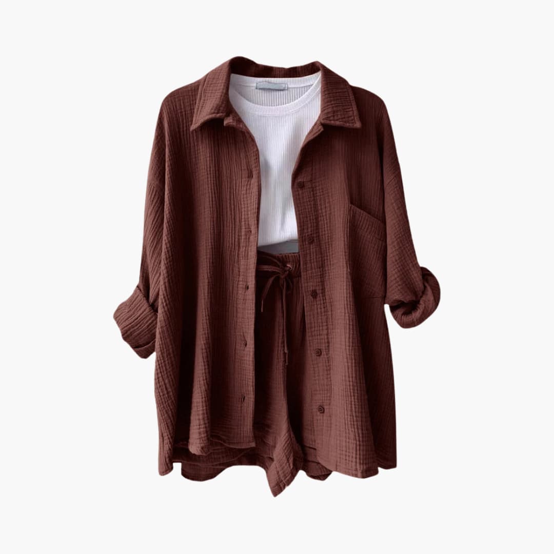 Aurélie | Elegantes und Lässiges Zweiteiliges Set