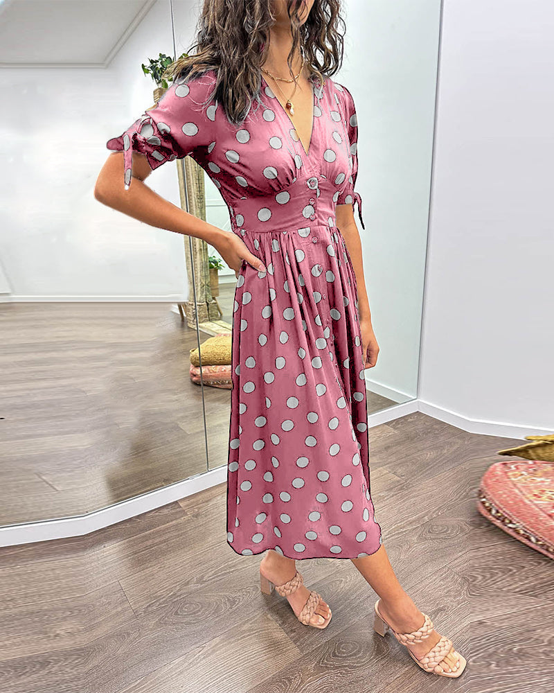 Monique™ | Elegantes Punktkleid