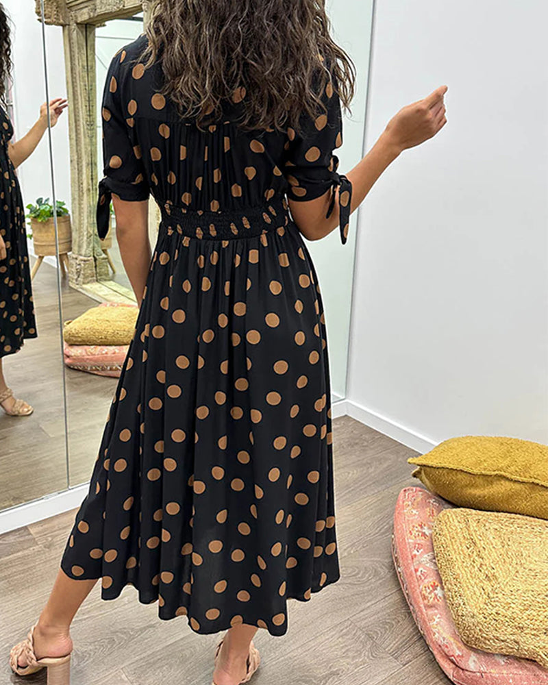 Monique™ | Elegantes Punktkleid