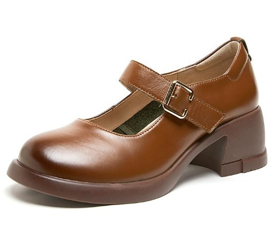 Agnes™ | Leder Mary Janes Agnes