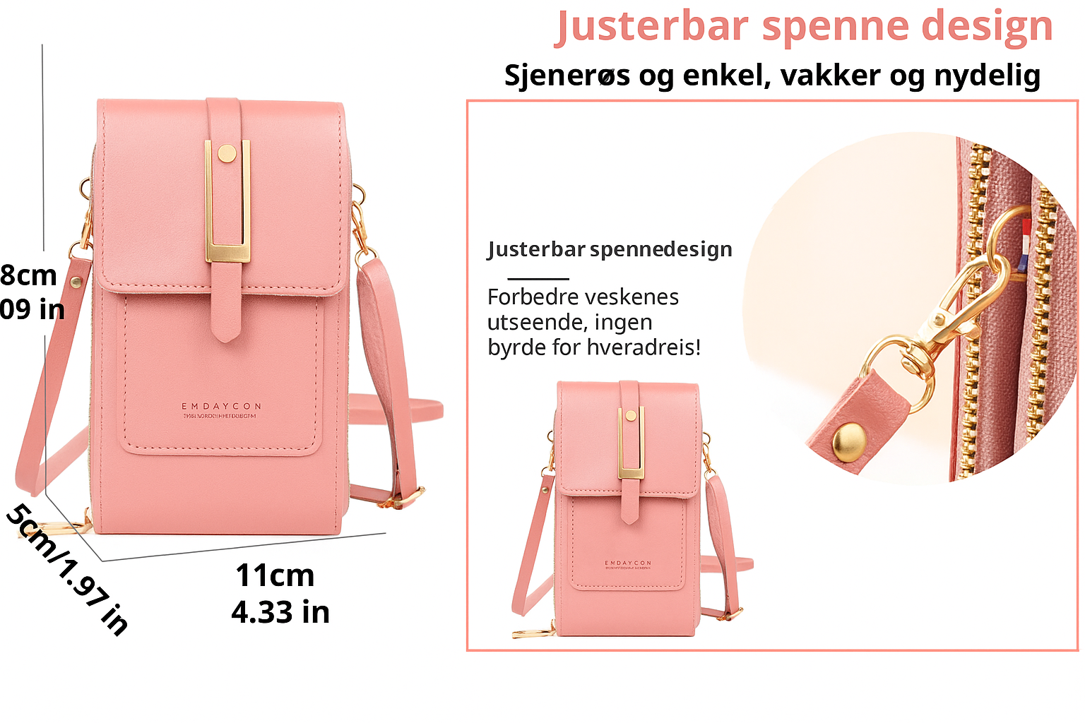 Mary Jane™ | Umhängetasche mit Handyhalter