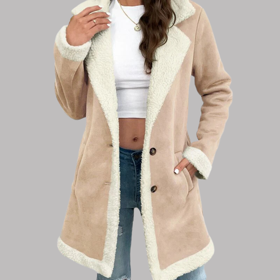 Amelia | Sherpa-Fellmantel