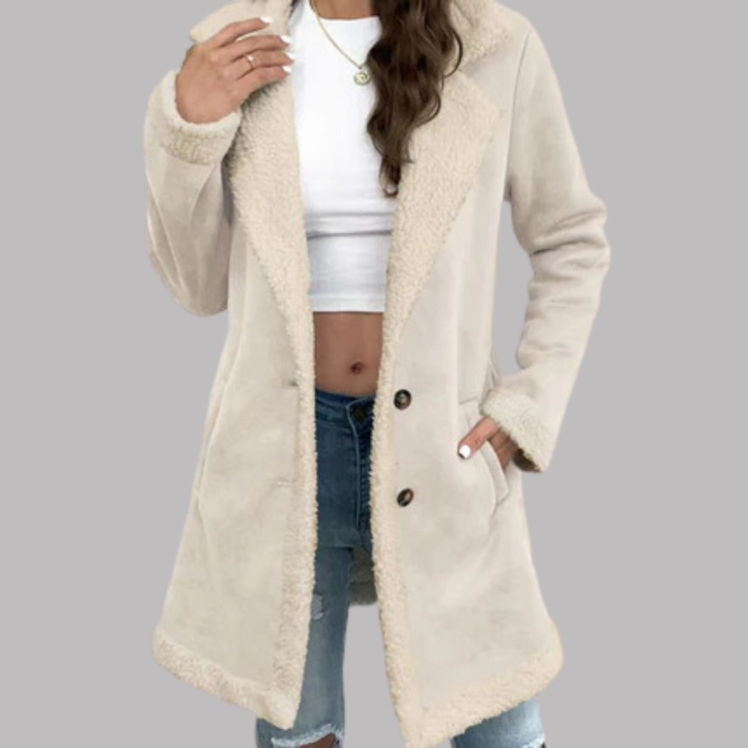 Amelia | Sherpa-Fellmantel