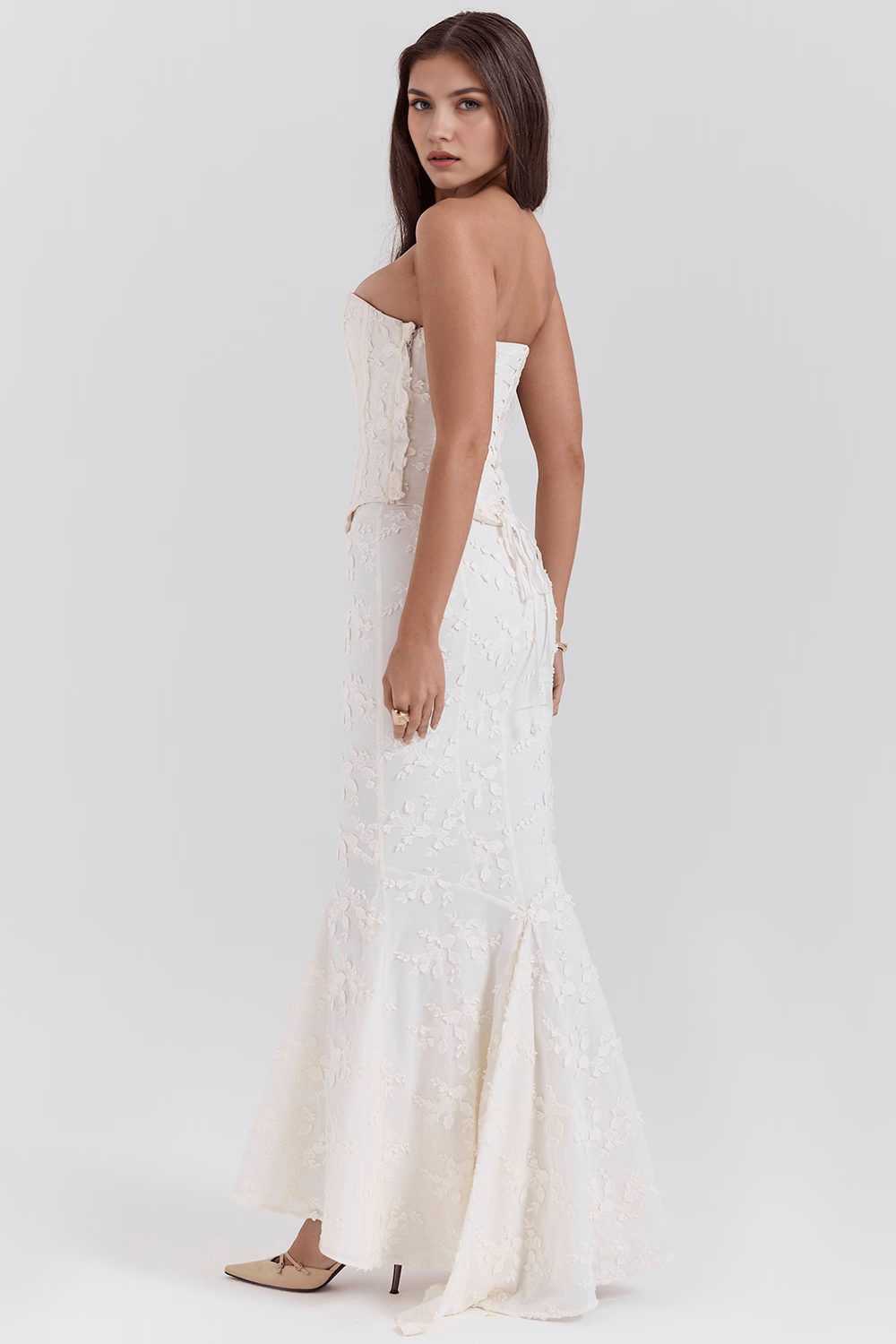 Eevi | Kleid mit Besticktem Korsett
