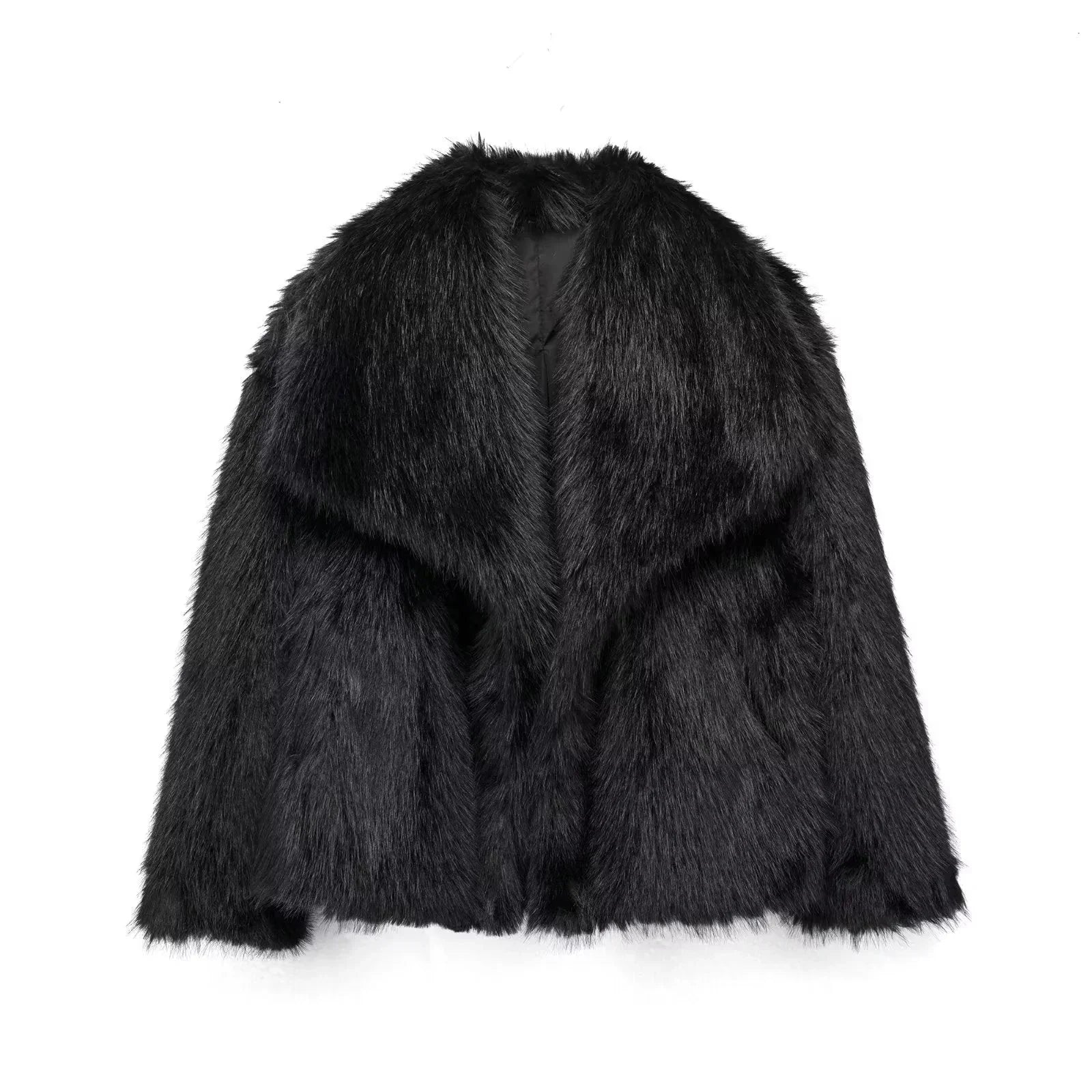 Alena | Elegante Jacke aus Kunstfell