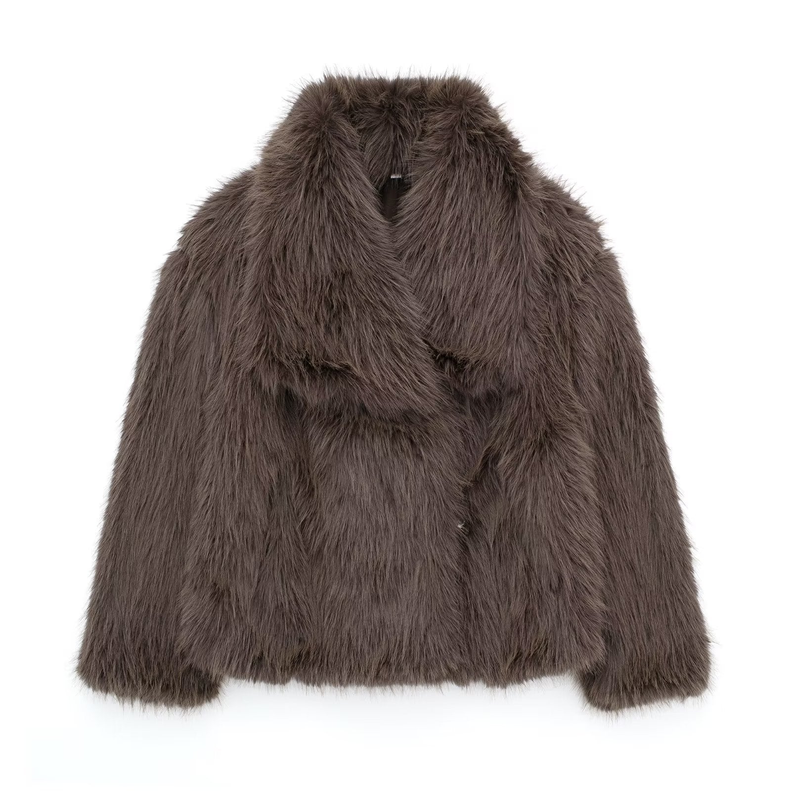Alena | Elegante Jacke aus Kunstfell