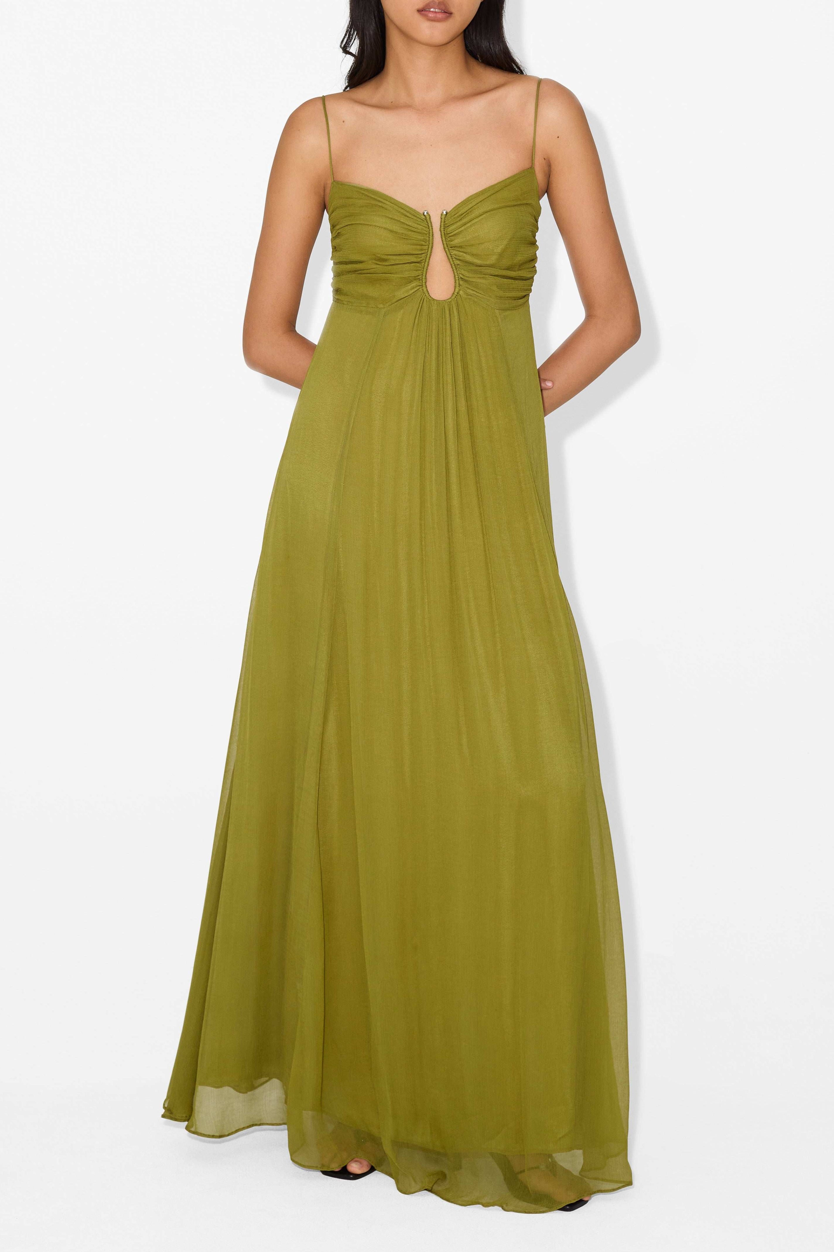 Eden™ | Weiches, lockeres Maxikleid mit Drapierung