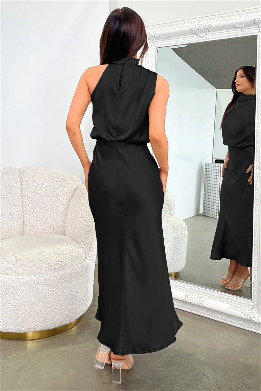 Benthe - Midi-Kleid mit Off-the-Shoulder-Design