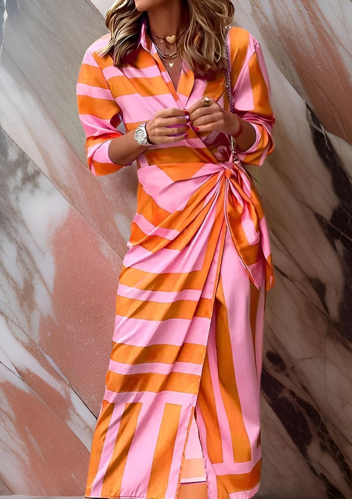 Hannah | Wickelkleid mit Druck